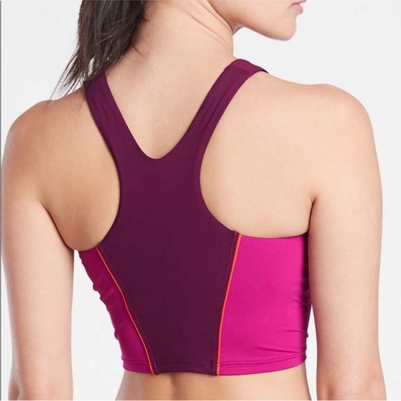 NWT Athleta Cropped Color Block Bikini top - Picture 2 of 11